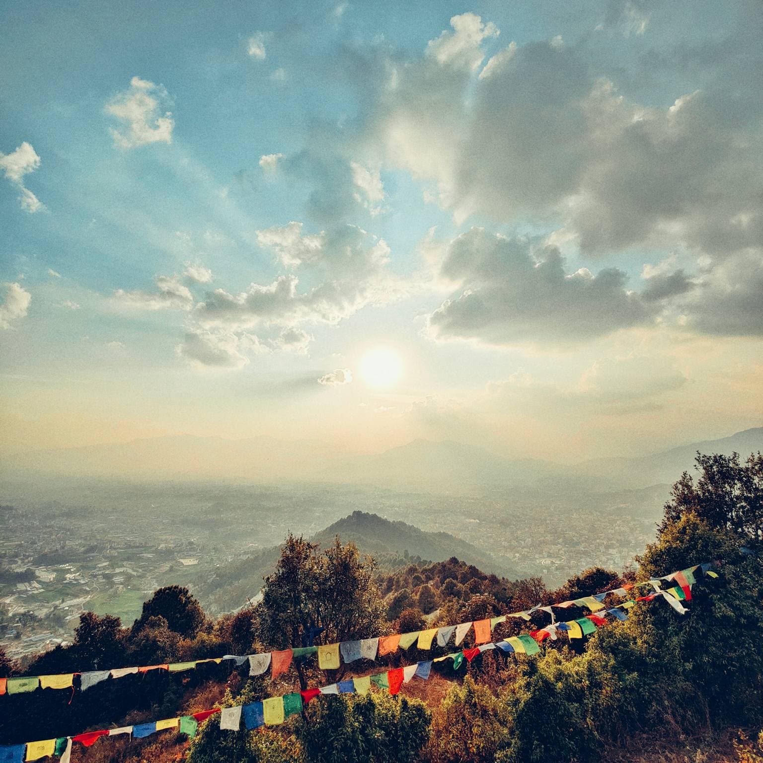 2022 02 19 from the top of the hill looking at the shorter hill